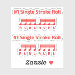 SINGLE STROKE ROLL STICKER