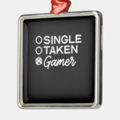 Single Take Gamer Metalen Ornament (Links)