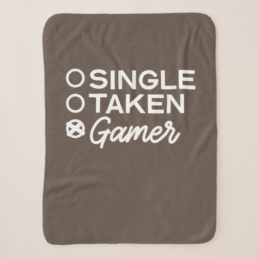 Single Take Gamer Sherpa Deken (Voorkant)