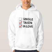 Single Take In Love Hoodie (Voorkant)