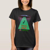 Single taken abducted alien Valentines day funny T-shirt (Voorkant)