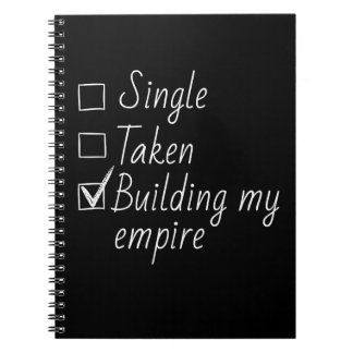 Single Taken Checklist Style Motivational Quote  N Notitieboek