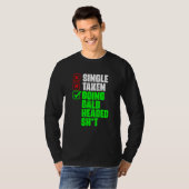 Single Taken Doing Bald Hairless Bald Hair   Bald  T-shirt (Voorkant volledig)