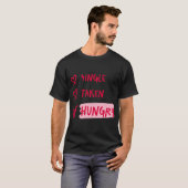 Single Taken Hungry Funny Relationship Quote Art T-shirt (Voorkant volledig)