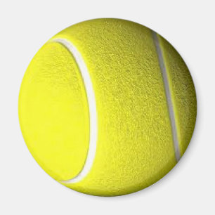 Single Tennis Ball-poorten Magneet