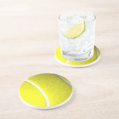 Single Tennis Ball-poorten Zandsteen Onderzetter (Zijkant)