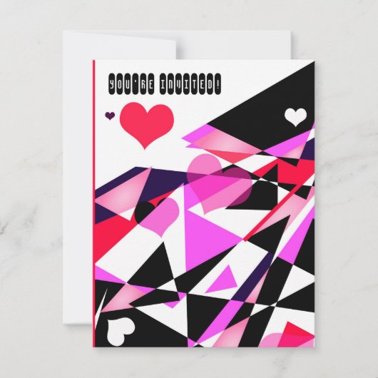 Single Track to Love 1 U bent uitgenodigd voor Kaa Kaart (Voorkant)