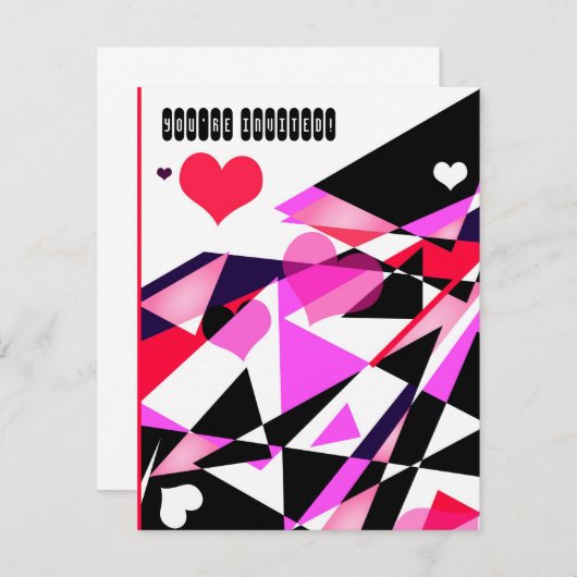 Single Track to Love 1 U bent uitgenodigd voor Kaa Kaart (Voorkant / Achterkant)