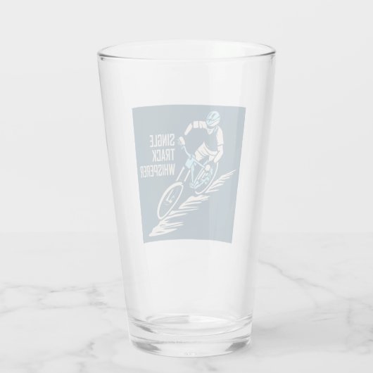 Single Track Whisperer Mountainbiken Glas (Achterkant)