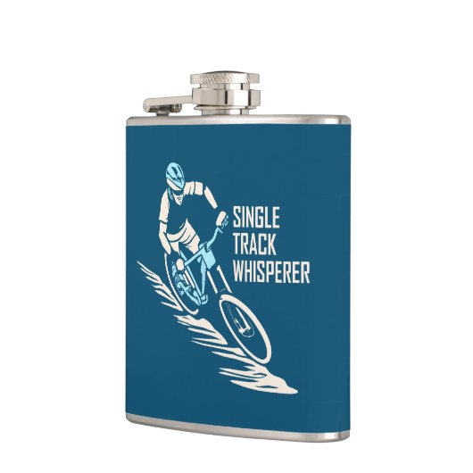 Single Track Whisperer Mountainbiken Heupfles (Links)