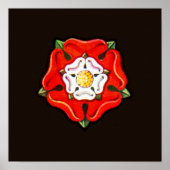 Single Tudor Roos Poster (Voorkant)