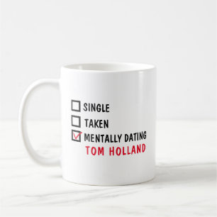 Single Verliefd Mentaal aan het daten met Tom Holl Koffiemok