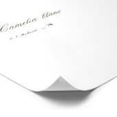 Single White Camellia Poster (Hoek)