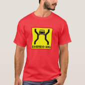 Single-Width Bridge, verkeersteken, IJsland T-shirt (Voorkant)