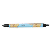 Single Yellow Daffodil  Zwarte Inkt Pen (Voorkant)
