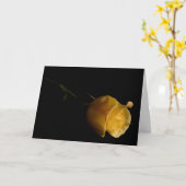 Single Yellow Rose - Note Kaart (Gele Bloem)