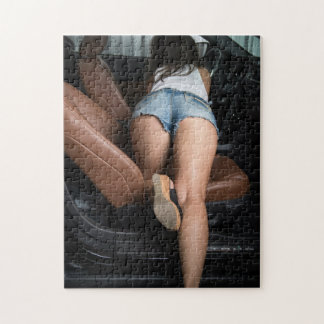 Single Z Hot 252-Piece Puzzle-babes en -auto's Legpuzzel