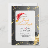 Singles and Friends Christmas Party Invite  Kaart (Voorkant)