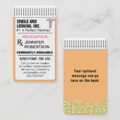 Singles - memorabel en leuk visitekaartje (Voorkant / Achterkant)