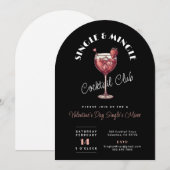 Singles Mixer Valentijnsdag Cocktail Party Arch Kaart (Voorkant / Achterkant)
