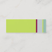 Singles ・ No. 0001 Mini Visitekaartje (Achterkant)