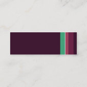 Singles ・ No. 0008 Mini Visitekaartje (Achterkant)