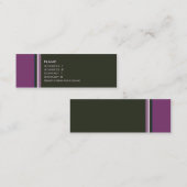 Singles ・ No. 0009 Mini Visitekaartje (Voorkant / Achterkant)