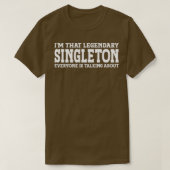Singleton Surname Funny Team Family Achternaam Sin T-shirt (Design voorkant)
