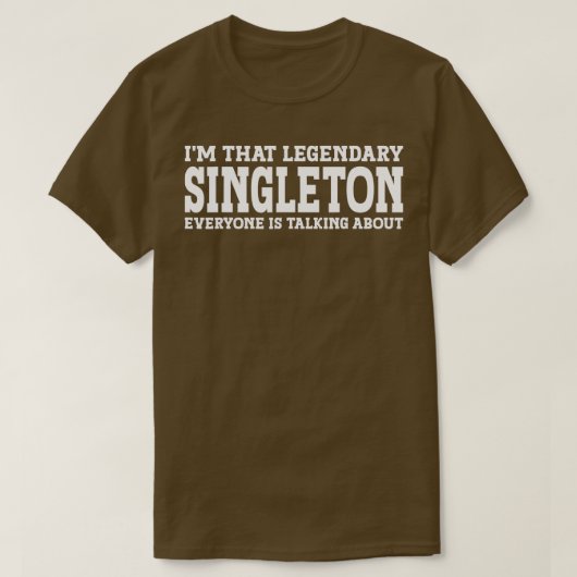Singleton Surname Funny Team Family Achternaam Sin T-shirt (Design voorkant)