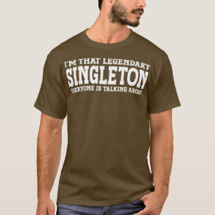 Singleton Surname Funny Team Family Achternaam Sin T-shirt