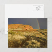 Singletrack bij Red Cliffs Desert Preserve nabij Briefkaart (Voorkant / Achterkant)