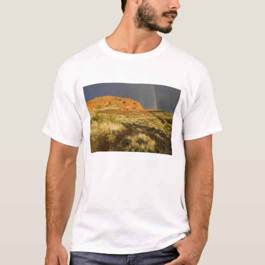Singletrack bij Red Cliffs Desert Preserve nabij T-shirt (Voorkant)