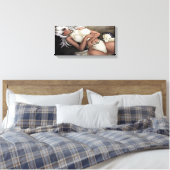 SingleZ "Lust" Hot Hentai Babe Canvas Print (Insitu (Slaapkamer))