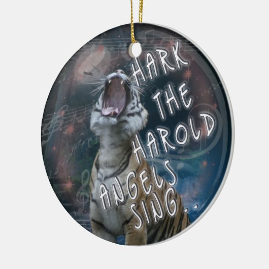 SINGTIGER ORNAMENT - HARK HAROLD ANGELS SING (Links)
