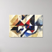 Singular Abstraction Canvas Afdruk (Voorkant)