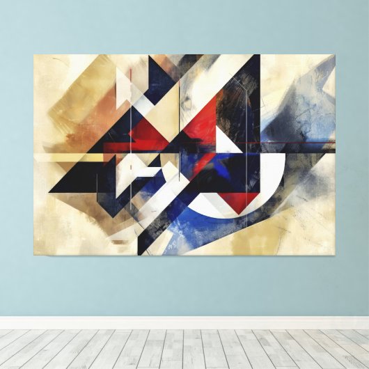 Singular Abstraction Canvas Afdruk (Insitu (Houten vloer))
