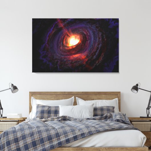 Singulariteit Canvas Afdruk (Insitu (Slaapkamer))