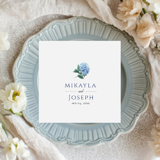 SINI Blauw Hydrangea Papier servet