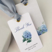 SINI Blue Hydrangea Gift Label Cadeaulabel