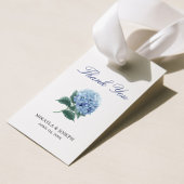 SINI Blue Hydrangea Gift Label Cadeaulabel