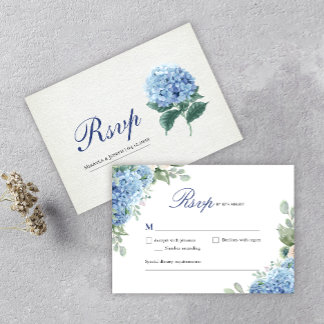 SINI Blue Hydrangea Response Kaart