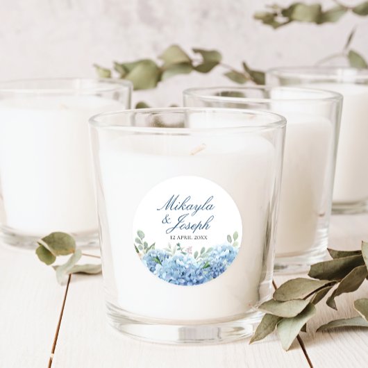 SINI Blue Hydrangea Sticker