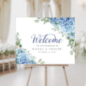 SINI Blue Hydrangea Welkom Poster