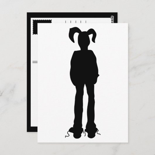 Sini Bunny Pasen Briefkaart (Voorkant / Achterkant)