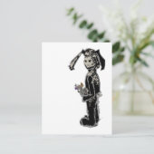sinibunny briefkaart (Staand voorkant)