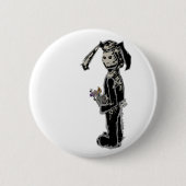 sinibunny ronde button 5,7 cm (Voorkant)