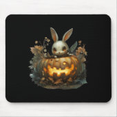 Sinister Bunny Mayhem Creepy Halloween Bunny Pump Muismat (Voorkant)
