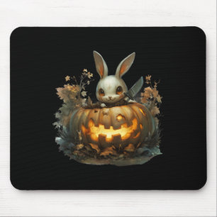 Sinister Bunny Mayhem Creepy Halloween Bunny Pump Muismat