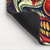 Sinister Carnaval Clown Illustratie Kunst Muismat (Hoek)