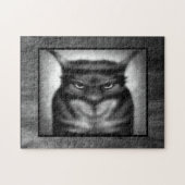 Sinister Cat Jigzaag Puzzle Legpuzzel (Horizontaal)